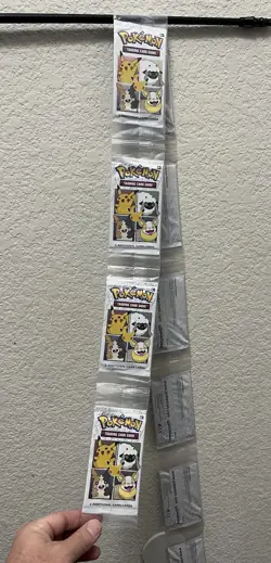 Pokemon General Mills 25th Anniversary 10 Linked Booster Packs Strip - Image 2