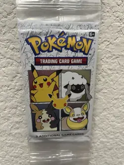 Pokemon General Mills 25th Anniversary 10 Linked Booster Packs Strip - Image 3