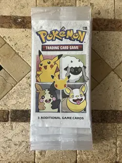Pokemon General Mills 25th Anniversary 10 Linked Booster Packs Strip - Image 4