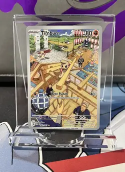 Timburr 183/167 Illustration Rare Twilight Masquerade Pokemon TCG - Image 1
