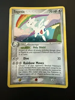 Pokemon TCG EX Team Rocket Returns Togetic Rare Holo 14/109 - NM - Image 1