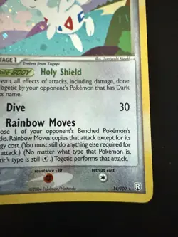 Pokemon TCG EX Team Rocket Returns Togetic Rare Holo 14/109 - NM - Image 2