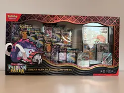 Pokemon TCG Paldean Fates Great Tusk ex & Iron Threads ex Premium Collection NEW - Image 1