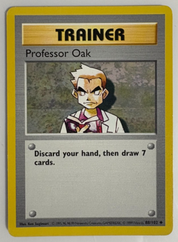 Professor Oak Base Set (Shadowless) MP Pokemon - Image 1