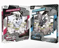 Pokemon Black Bolt & White Flare Binder Collection Bundle Set of 2 NEW - SEALED! - Image 1