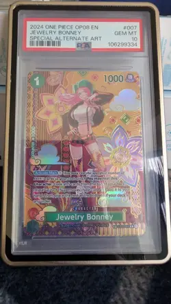 Jewelry Bonney (SP) ST02-007 One Piece Two Legends Foil PSA 10 English 2024 - Image 1