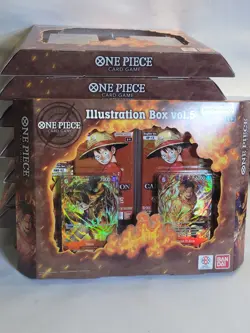 BANDAI ONE PIECE ILLUSTRATION BOX VOL 5 (IB-05) FACTORY SEALED IN STOCK. CCG TCG - Image 1