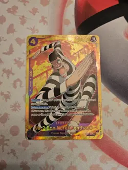Mr.2.Bon.Kurei (Bentham) EB01-061 Extra Booster: Memorial Collection Foil - Image 1