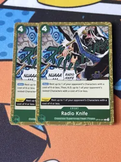 Radio Knife OP10-041 Rare ONE PIECE TCG OP10 Royal Blood ENGLISH NM - Image 2