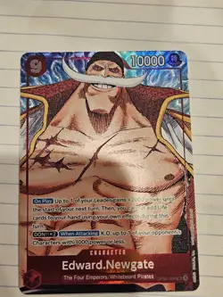 Edward.Newgate (004) (Alternate Art) OP02-004 Paramount War Foil - Image 1