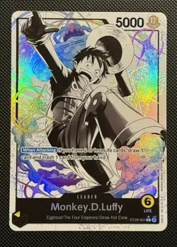One Piece Monkey.D.Luffy (001) (Parallel) ST29-001 Starter Deck 29: Egghead Foil - Image 1