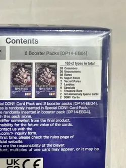 One Piece TCG: Double Pack Set 9 The Azure Sea's Seven - FACTORY SEALED! IN HAND - Image 3