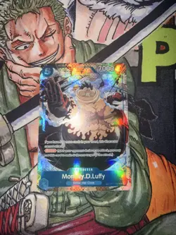One Piece TCG Monkey.D.Luffy OP11-058 Carrying On His Will OP13 Treasure Rare TR - Image 1