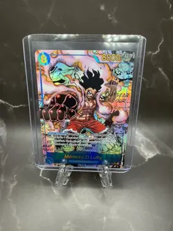 Monkey D Luffy Manga Alternate Art (OP11-118) English One Piece TCG Gear Four - Image 1
