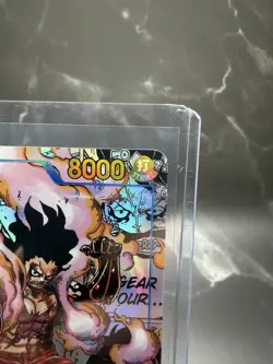 Monkey D Luffy Manga Alternate Art (OP11-118) English One Piece TCG Gear Four - Image 4