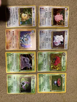 Lot Of 8 Holo Jungle Fossil Team Rocket Cards Nm/lp - Image 1