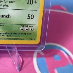 Pokemon Nidoqueen TCG Jungle Holo Card 7/64 Unlimited Holo Rare LP - Image 5