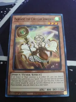 1ST ED FAIRYANT THE CIRCULAR SORCERER 2020 PHHY-EN025 YUGIOH CARD (NM) - Image 1
