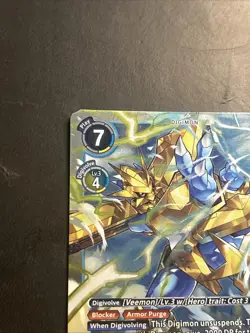 Magnamon Lv.4 Digimon Card Game BT21-036 Holo Foil Rare Near Mint English - Image 3