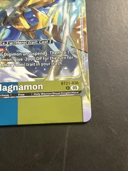 Magnamon Lv.4 Digimon Card Game BT21-036 Holo Foil Rare Near Mint English - Image 5
