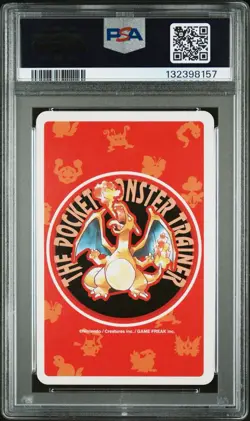 Zapdos Pokemon Playing Card Poker Red 4 Diamonds 1996 Nintendo Japanese PSA 10 - Image 2