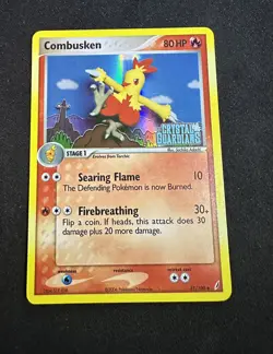 Combusken 31/100 Ex Crystal Guardians Reverse Holo Foil Stamped Pokemon Card LP - Image 1