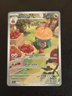 Appletun 211/191 SV08: Surging Sparks Illustration Rare Pokemon Card - Image 1