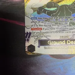 Ground Death (Alternate Art) OP14-096 The Azure Sea's Seven Foil One Piece Card - Image 5