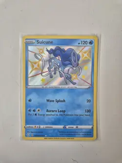 Pokemon Card TCG Suicune SV022/SV122 Shining Fates Shiny Vault Holo English NM - Image 1