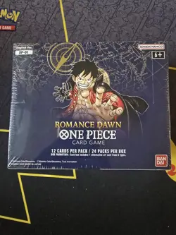 One Piece Card Game - OP01 - Romance Dawn - Booster Box- Sealed - White Bottom - Image 1