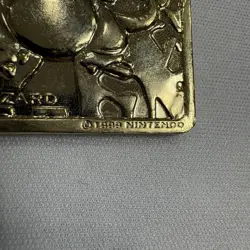 Charizard Pokemon 23K Gold Plated Card Vintage Nintendo 1999 Burger King Promo - Image 4