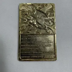 Charizard Pokemon 23K Gold Plated Card Vintage Nintendo 1999 Burger King Promo - Image 5