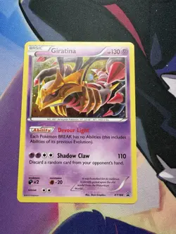 Pokemon TCG Giratina XY Black Star Promos Card XY184 LP Condition - Image 1