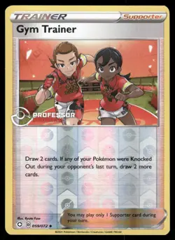 Pokemon Cards Gym Trainer 059/072 Professor Program Shining Fates Uncommon NM - Image 1