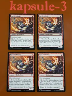 4x Reckless Lackey | Outlaws of Thunder Junction | MTG Magic Cards - Image 1