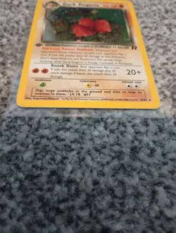 Pokemon TCG 2000 Team Rocket Dark Dugtrio Holo Card 6/82 1st Edition - Image 4
