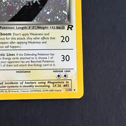 1st Edition Dark Magneton 11/82 Team Rocket Holo Rare Pokemon Card - Image 4