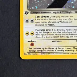 1st Edition Dark Magneton 11/82 Team Rocket Holo Rare Pokemon Card - Image 5