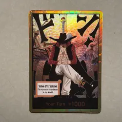 One Piece TCG English OP-14 Mihawk GOLD Don!! Card - The Azure Sea's Seven - Image 1