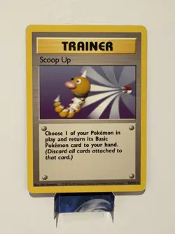 1999 Scoop Up 78/102 Rare Trainer Pokemon Card WOTC Base Set LP+ - Image 1