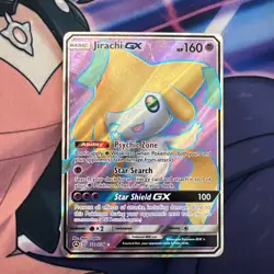 Pokemon TCG Jirachi GX Unified Minds Holo Promo Card 79a/236 NM Condition - Image 1