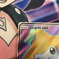 Pokemon TCG Jirachi GX Unified Minds Holo Promo Card 79a/236 NM Condition - Image 3