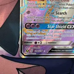Pokemon TCG Jirachi GX Unified Minds Holo Promo Card 79a/236 NM Condition - Image 4