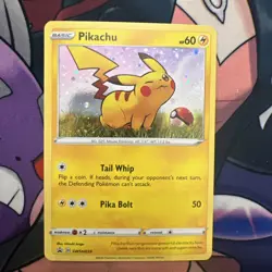 Pikachu SWSH039 Holo Black Star Promo Card Pack Fresh NM Condition - Image 1