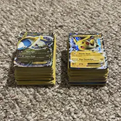 Pokemon Card Lot Trading Cards 170 Cards TCG - Image 2