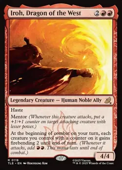 Iroh, Dragon of the West - Foil TLE NM MTG - Image 1