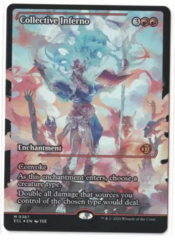 MTG Collective Inferno #0387 Showcase Lorwyn Eclipsed FOIL Mythic Rare IN HAND - Image 1