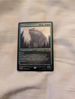 Craterhoof Behemoth (Foil Etched) Commander Masters Foil - Image 2