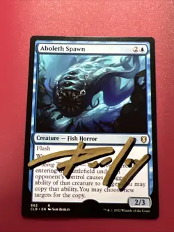 Aboleth Spawn Commander Battle for Baldur's Gate Shadow Signed Artist Proof - Image 1