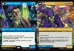 Norman Osborn // Green Goblin - Foil Extended Art SPM NM MTG - Image 1